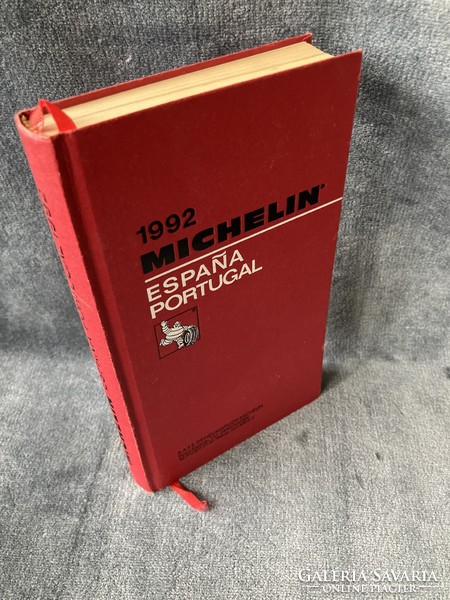 Michelin Espana Portugal 1992. - vörös útikalauz 6 nyelven
