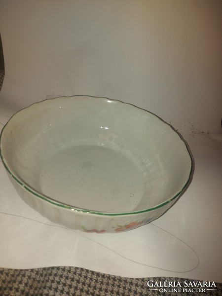 Zsolnay flower scone bowl, 21.5/8 Cm, structurally fine