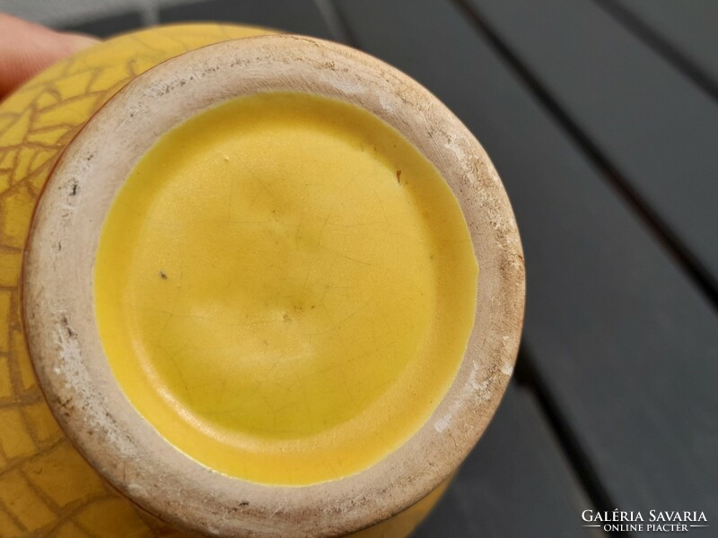 HUF 1 rare yellow gorka gauze ceramic vase