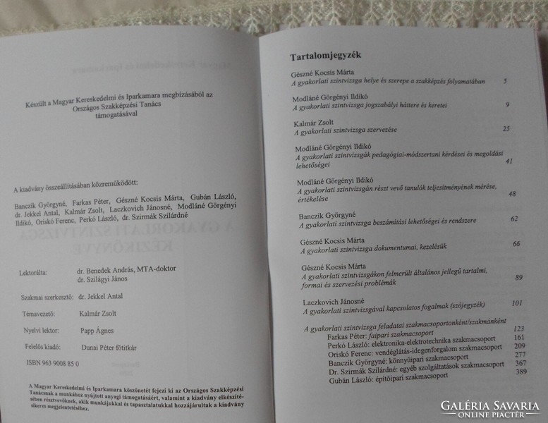 Magyar Kereskedelmi és Iparkamara: A gyakorlati szintvizsga kézikönyve (2006)