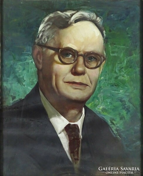 1Q647 Károly Szegvár: male portrait