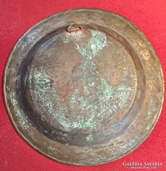 Antique metal bowl xviii. S.