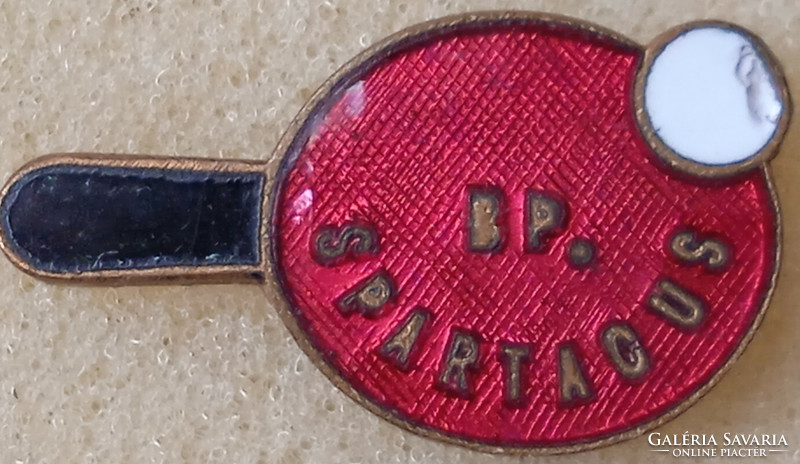 Bp. Spartacus table tennis sport badge