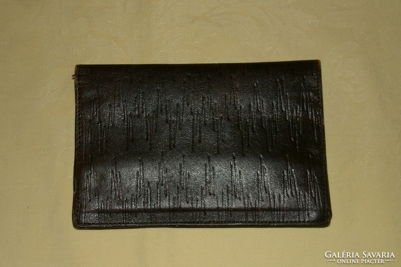 Retro bőr pénztárca 15,5x10 cm