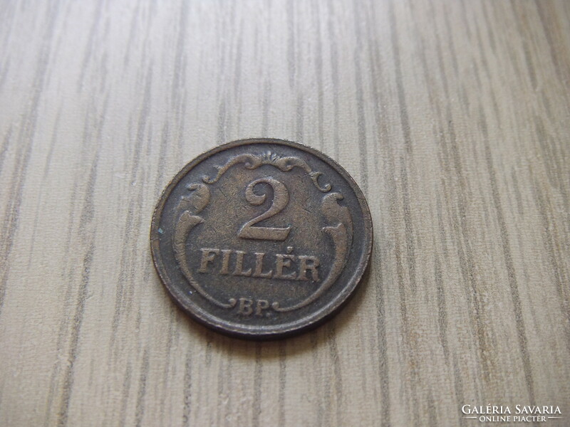 2 Filér 1939 Hungary
