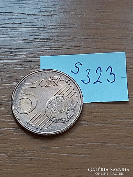 Austria 5 euro cent 2003 primrose, steel with copper coating s323
