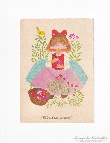H:64 Easter greeting card 