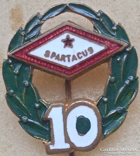 Spartacus sports badge 10th Anniversary