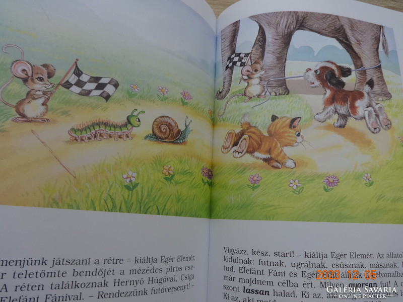 Animal stories for little ones in big letters - old, rare storybook