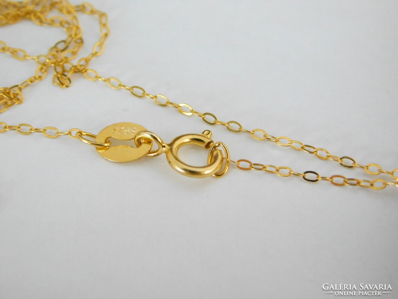 2 db Gyöngy 18 k arany medál + ajándék ezüst nyaklánc, nagy 10-11 mm-es gyöngyökkel