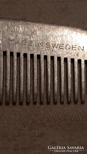 Retro svéd alumínium fésű