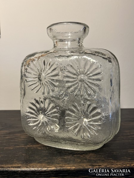 Pavel Pánek Design - Double Marguerite üveg váza ! Rosice. Mintaszám: 3511