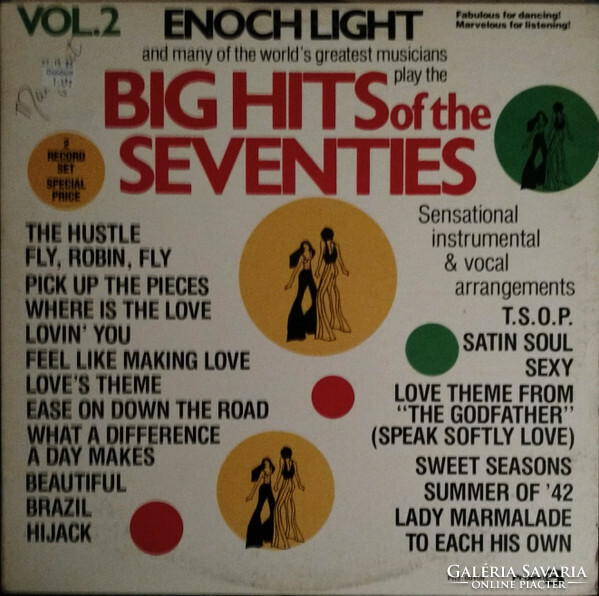 Enoch Light And The Light Brigade - Big Hits Of The Seventies (Vol.2) (2xLP, Comp, Gat)