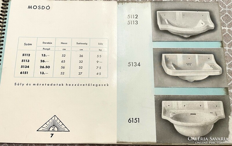 Zsolnay porcelain and faience factory of Budapest rt. - Washroom and sanitary product catalog