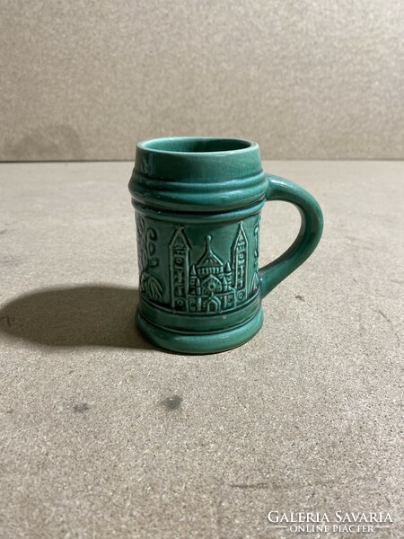 Ceramic beer mug, German, half liter, perfect. 3117