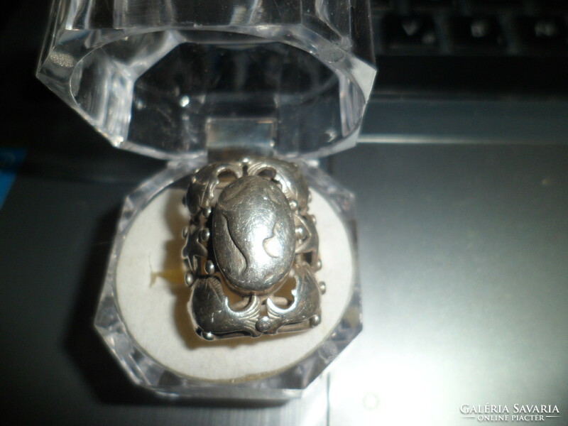 Különleges, ritka dán ezüst gyűrű