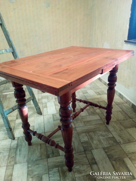 Old tin German style table
