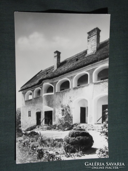 Képeslap, Badacsony, irodalmi emlékmúzeum, Szegedi Róza ház