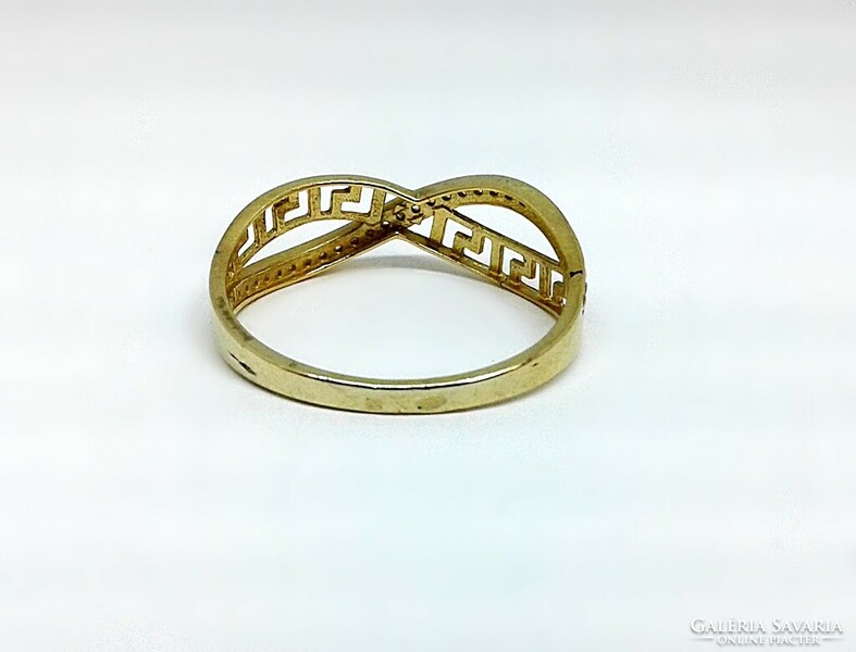 Stoned gold ring (zal-au123630)