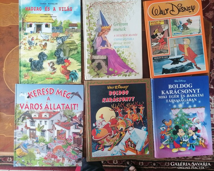 Mesekönyv csomag 3 Walt Disney és 3 másik szép gyerekkönyv
