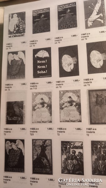 Postcard auction catalogs, 2 pcs., 900 pages