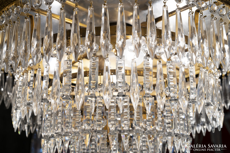 Exclusive crystal pendant ceiling light / chandelier