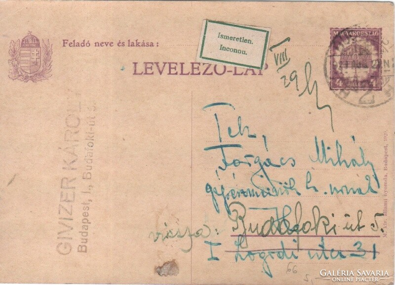 Fare tickets, envelopes 0115 (Hungarian) mi p 77 ran EUR 2.00