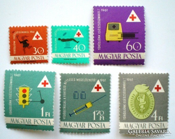 S1806-11 / 1961 Egészségügy bélyegsor postatiszta