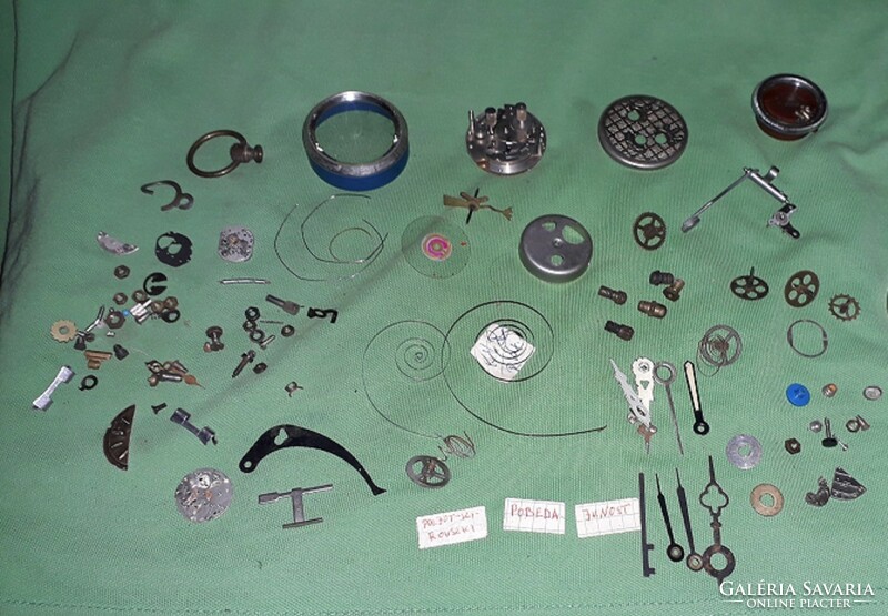 Antique old and new clock watch parts - cccp watches wall clock hands - also according to pictures 13.