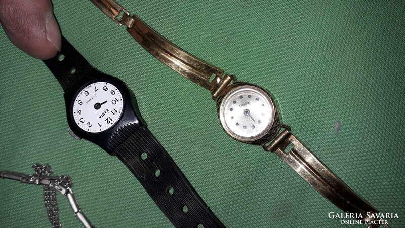 Antique old and new watches, watch parts - watches, straps, cases - all together according to the pictures 4.