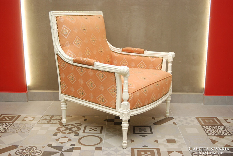 Armchair with neo-baroque design features
