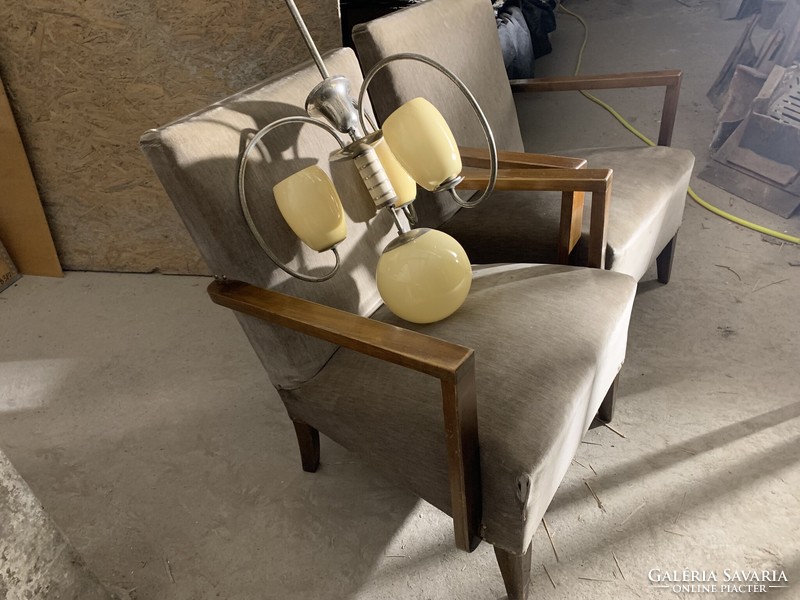 Art deco - Bauhaus menyezeti lámpa csillár GYÖNYÖRŰŰŰŰŰ