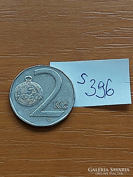 Czech Republic 2 kroner 1994 sheet - winnipeg, canada, steel nickel plated s396