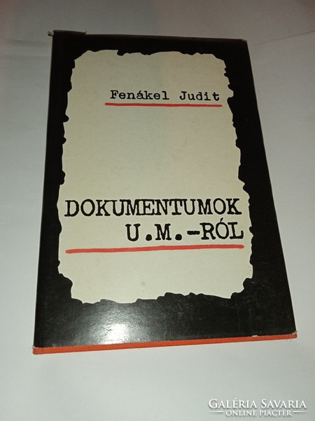 Judit Fenákel - documents about u.M