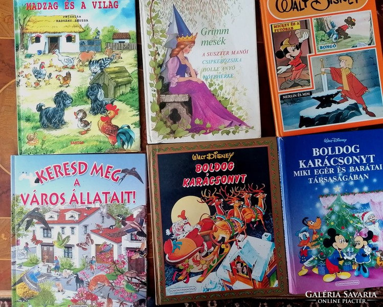 Mesekönyv csomag 3 Walt Disney és 3 másik szép gyerekkönyv