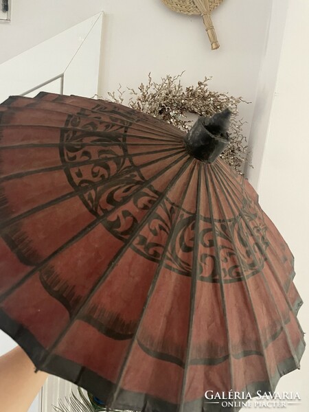 Antik ernyő ,napernyő,dekoráció ,kézzel festett