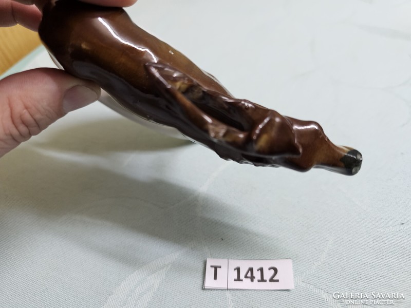 T1412 Porcelán szarvas 12 cm