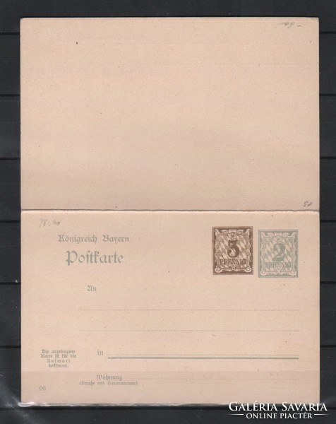 Fare tickets, envelopes 0002 (Bavaria) mi p 66-2 EUR 1.00