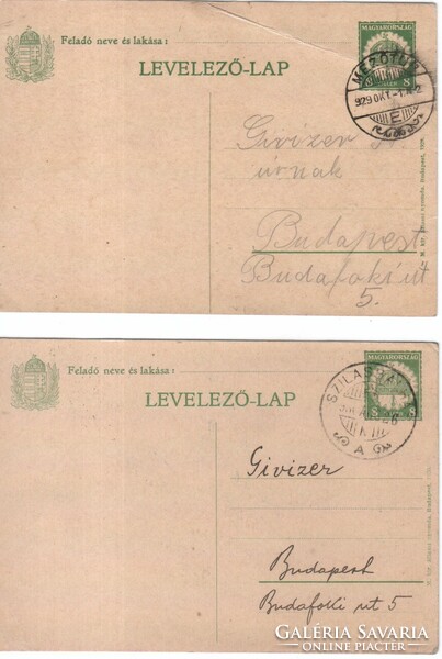 Tickets, envelopes 0128 (Hungarian) mi p 78 ran 8.00 euros 1927-1928, 1929-1930