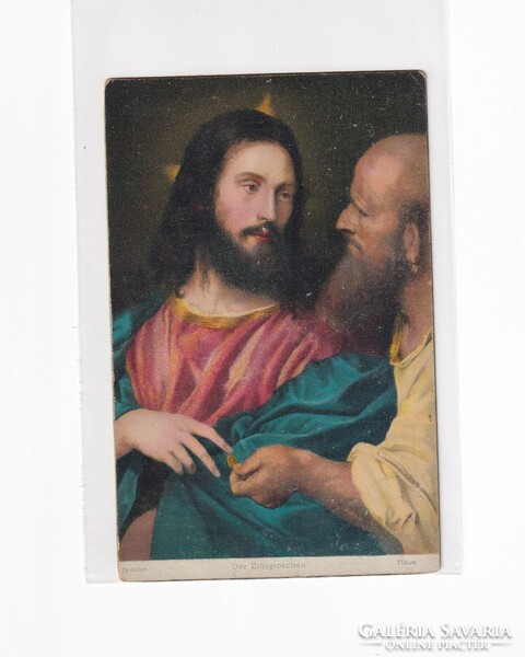 Hv: 86 religious greeting card postmarked 