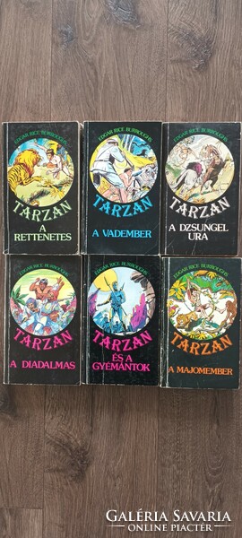 Tarzan books 6 pcs