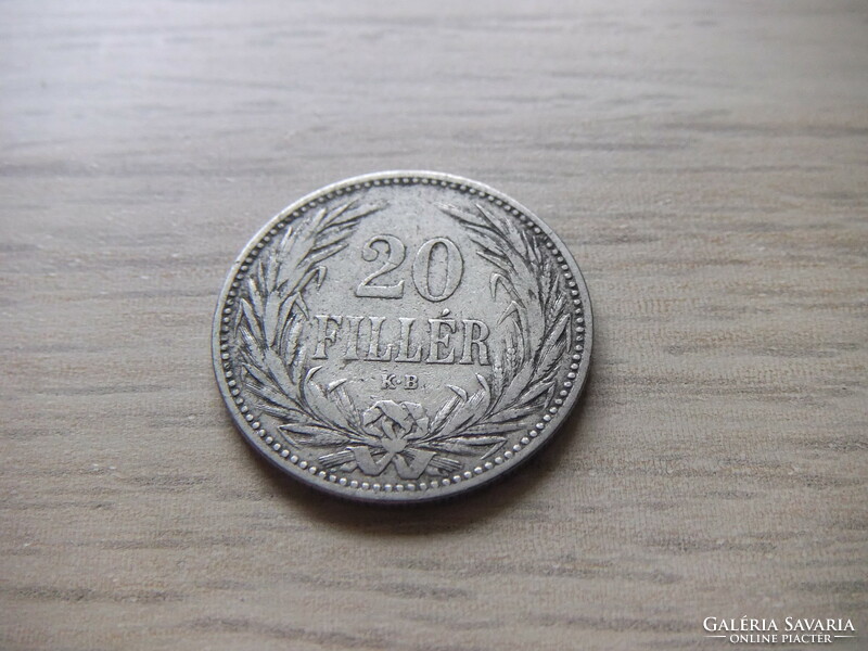 20 Filér 1893 Hungary