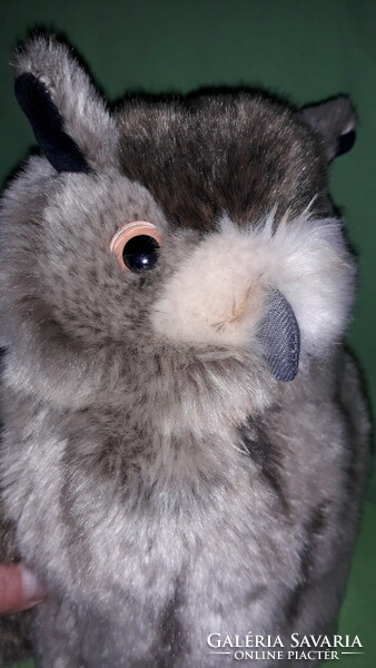 Quality bon ton toys -wwf plush lifelike eared owl figure rare 2 cm according to the pictures