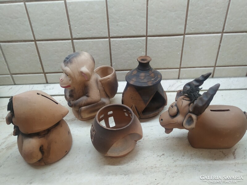 Sale! Action! Folk ceramics, earthenware ornaments, candle holders, bushings for sale!