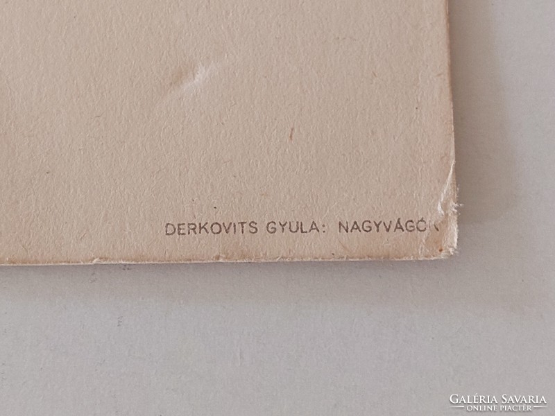 Régi nyomat Athenaeum 1949 Derkovits Gyula garfikája Nagyvágók