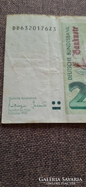Régi pénz 20 német márka