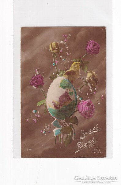 H:112 antique Easter greeting card 1919