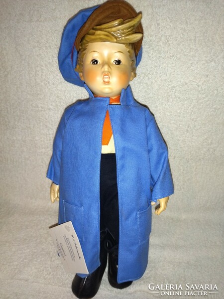 Rare huge m.I. Hummel goebel postman doll doll. 40cm high