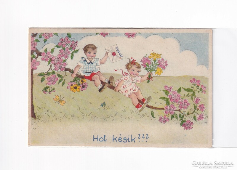 H:125 old greeting cards