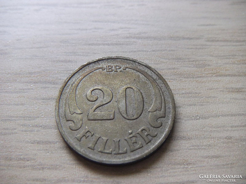 20 Filér 1938 Hungary